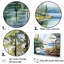 Ensemble de décorations murales Lakes Rivers Scandinavian Tranquility I - River-107743797-107743799