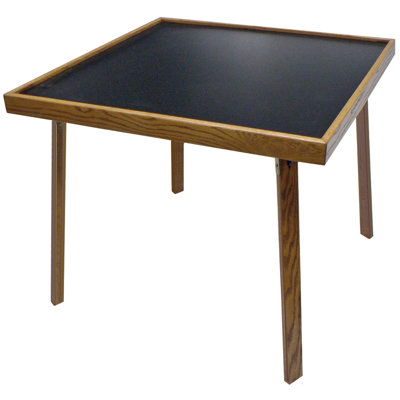 35'' Solid Wood Square Portable Folding Table
