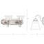Éclairage pour meuble-lavabo transitionnel 2 lumières-69937873