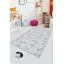 Tapis 100% polyester de qualité supérieure, imprimé en 3D, 4 po x 6 pi, hauteur de poils de 0,04 po | Antibactérien, points antidérapants en PVC, lavable à la machine | Idéal pour le salon, la chambre à coucher et la salle de jeux, design élégant et durable-2011598708
