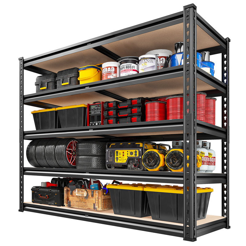 20"D X 40"W Shelving Unit Loads 2000Lbs, Heavy Duty Garage Shelving,  Adjustable Metal Storage Shelves, 72" H x 40" W x 20" D