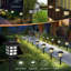Satin Black Solar Powered Integrated LED Pathway Light Kit