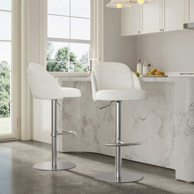 Swivel Adjustable Height Bar Stool