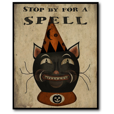 Stop by for A Spell II - Wrapped Canvas Painting Print