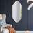 Decorative Wall Mirror with Notched Edges