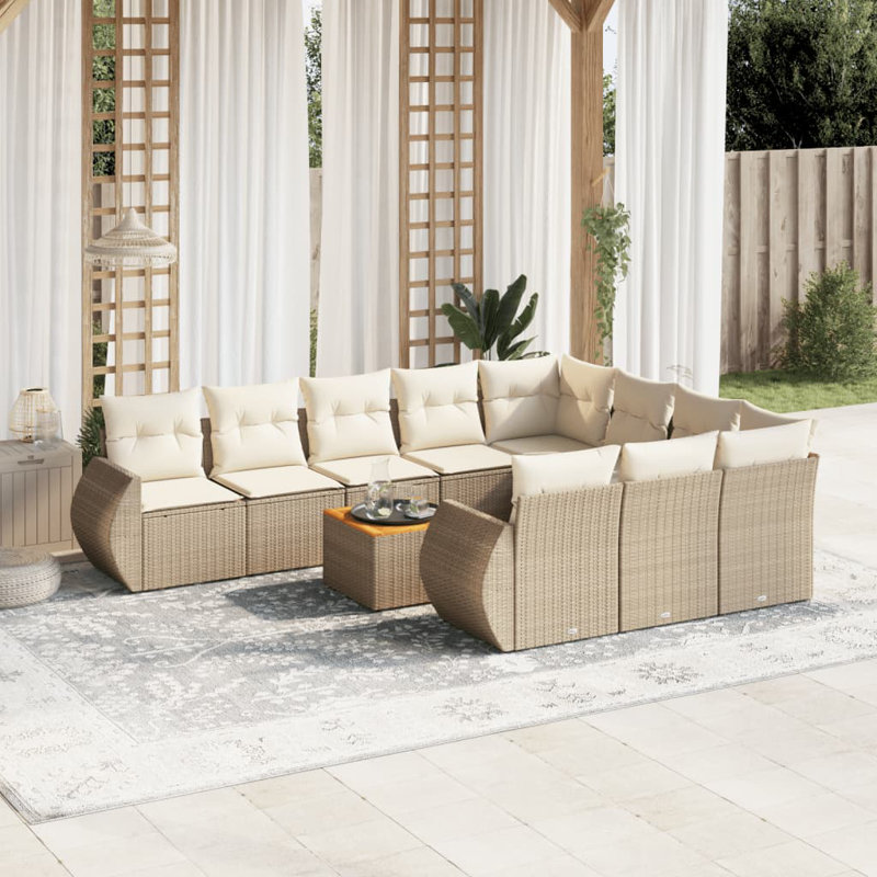 Ensemble de canapé de jardin Vidaxl