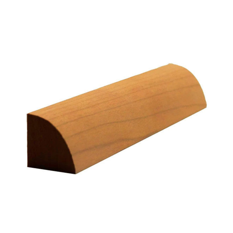 Plinthe 3/4 po x 3/4 po. Sans finition, Cerisier