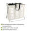 Trio Laundry Basket-9204817