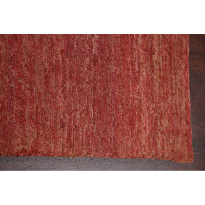Tapis oriental abstrait abstrait noué à la main 8 x 10