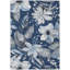 Machine Washable Indoor/Outdoor Millner ACN2260 Floral Rug-670586980