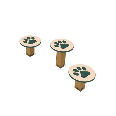 Ensemble de 3 pattes recyclées Bark Park