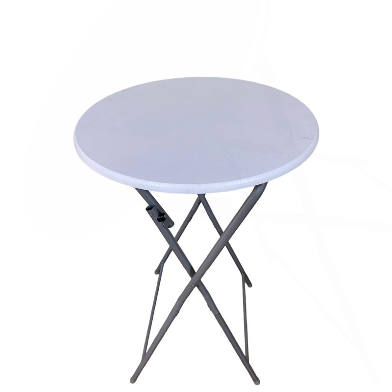 Ensemble de 2 tables de bar pliantes