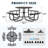 Klarrissa 8-Person 46" Round Metal Outdoor Picnic Table-1687844873
