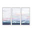 Coastal Retreat Cool Horizon Triptych