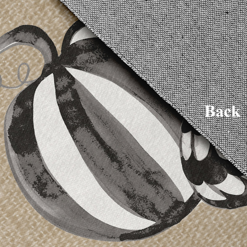 Micaden Chenille Indoor Rug, Round 5'