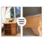 Bureaux rectangulaires en bois massif noyer-107466476-107466474