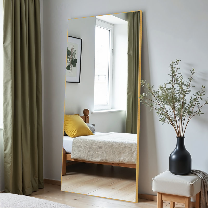 Arstides Metal Mirror, 71" x 34", Gold