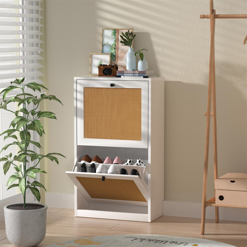 8 Pair Shoe Storage Cabinet
