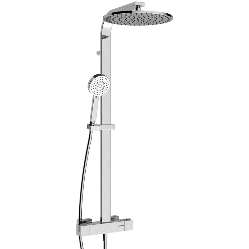 Système de douche thermostatique complet avec valve brute pur techno