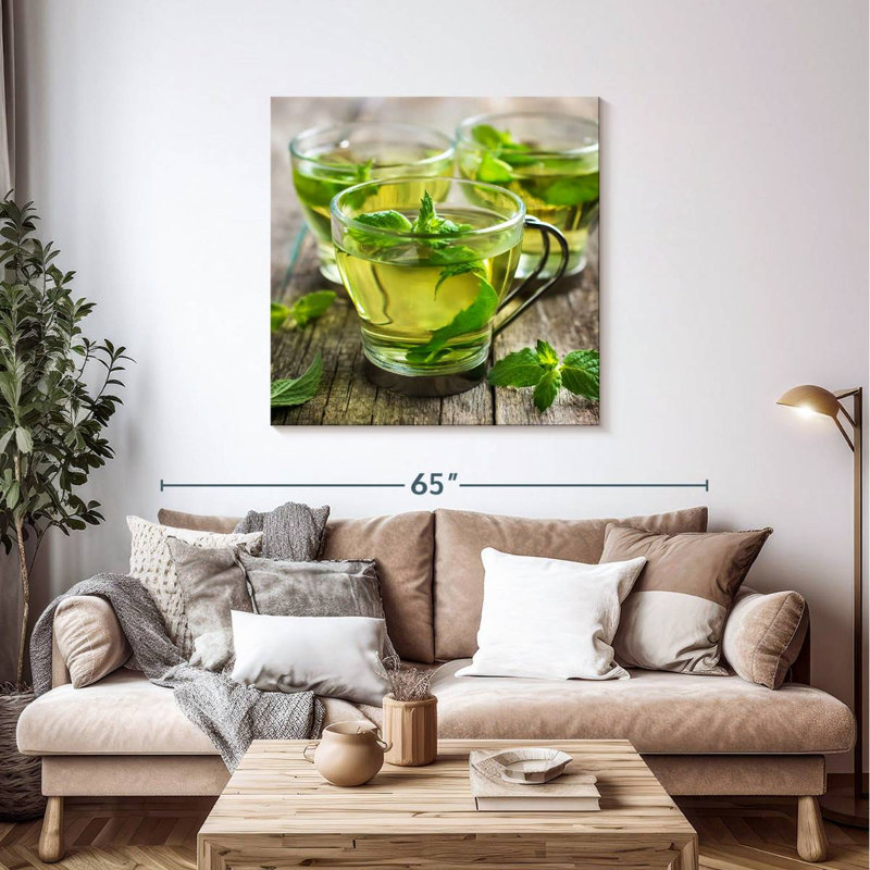 Yarlin Mint Infused Tea, 39" H x 39" W