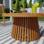 Table d'appoint d'extérieur en bois massif-158717142
