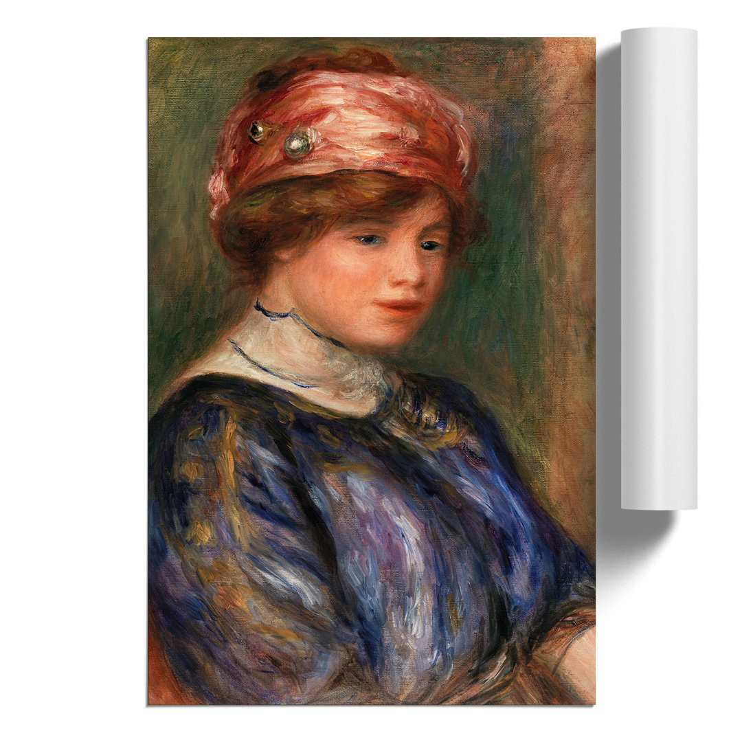 Portrait of a Woman by Pierre Auguste Renoir - Frameless Print