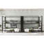 Grand lit superposé en métal quadruple pour grand lit, lit superposé en métal quadruple avec tablettes de rangement intégrées et garde-robe, structure en métal robuste avec conception à réduction de bruit, noir-1637571317