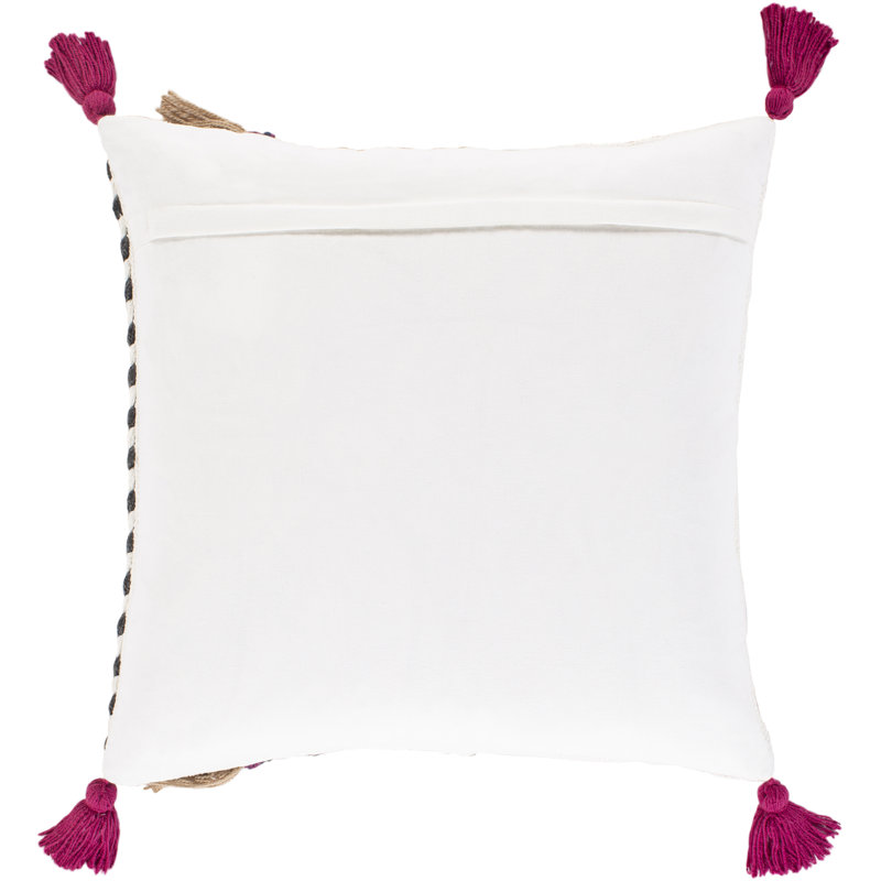 Cotton Striped 20" Throw Pillow Cover