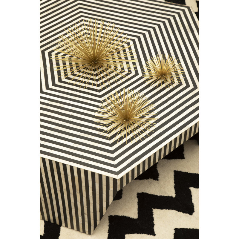 Seamon Glam Abstract Wall Decor on Metal