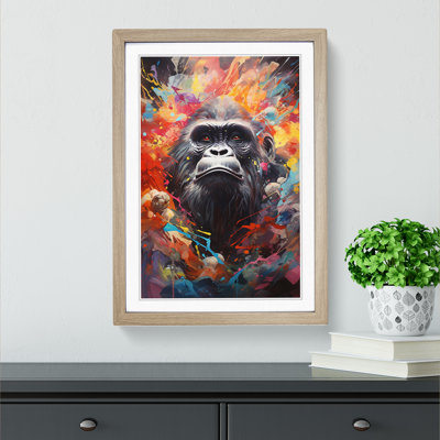 Gorilla Dadaism No.2 - Framed Print