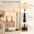  Gimbya 58" Traditional Metal Floor and Table Lamp Set and Floor Lamp with 3-Way Dimming 