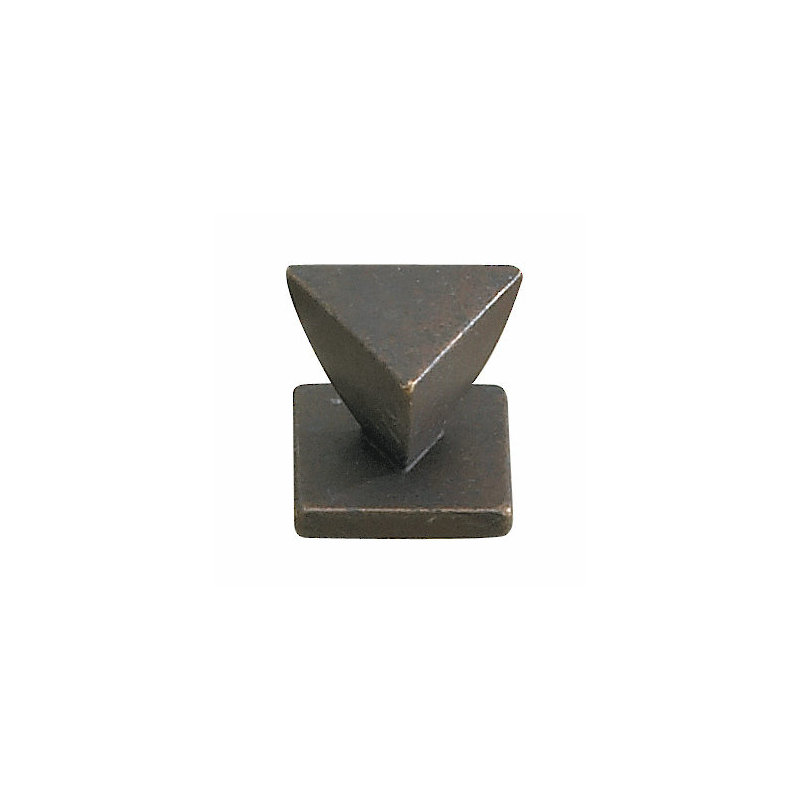 Poignée fantaisie 5/4" length Art Deco, Bronze tacheté