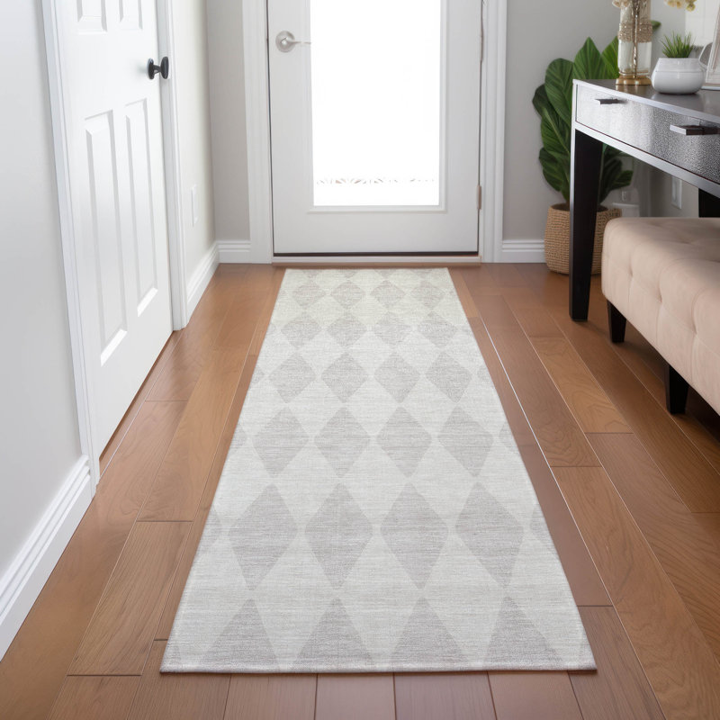 Tapis intérieur / extérieur Fayme, Tapis de couloir 2 pi 3 po x 7 pi 6 po