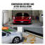 Seuil de porte de garage et joints inférieurs 20 pi PVC universel imperméable