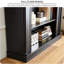 Buffet décoratif rétro en bois massif peint simple