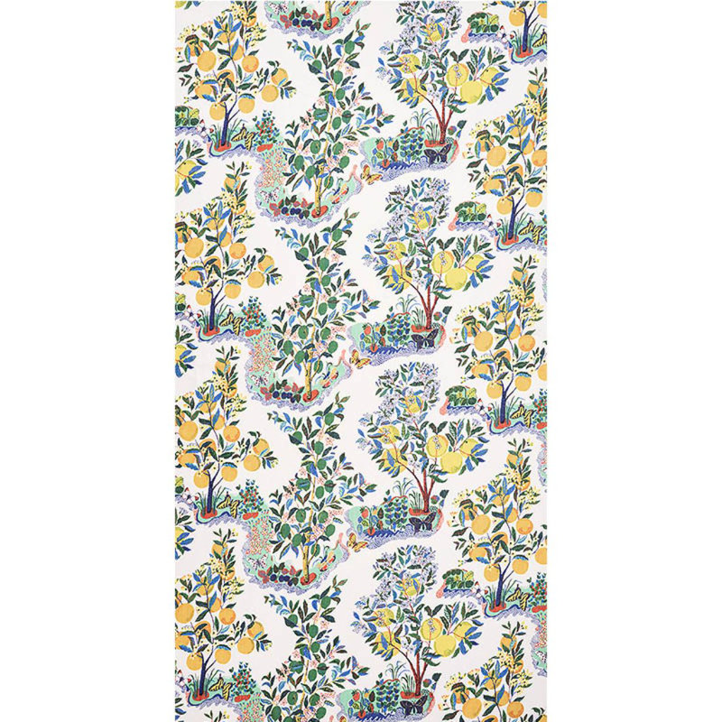 Citrus Garden Sheer Fabric, Primary