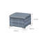 Acorn Rattan 5 Seat Lounge Sofa Set in Ocean Grey with Grey Cushions