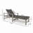 Patio PE Wicker Rattan Chaise Lounge
