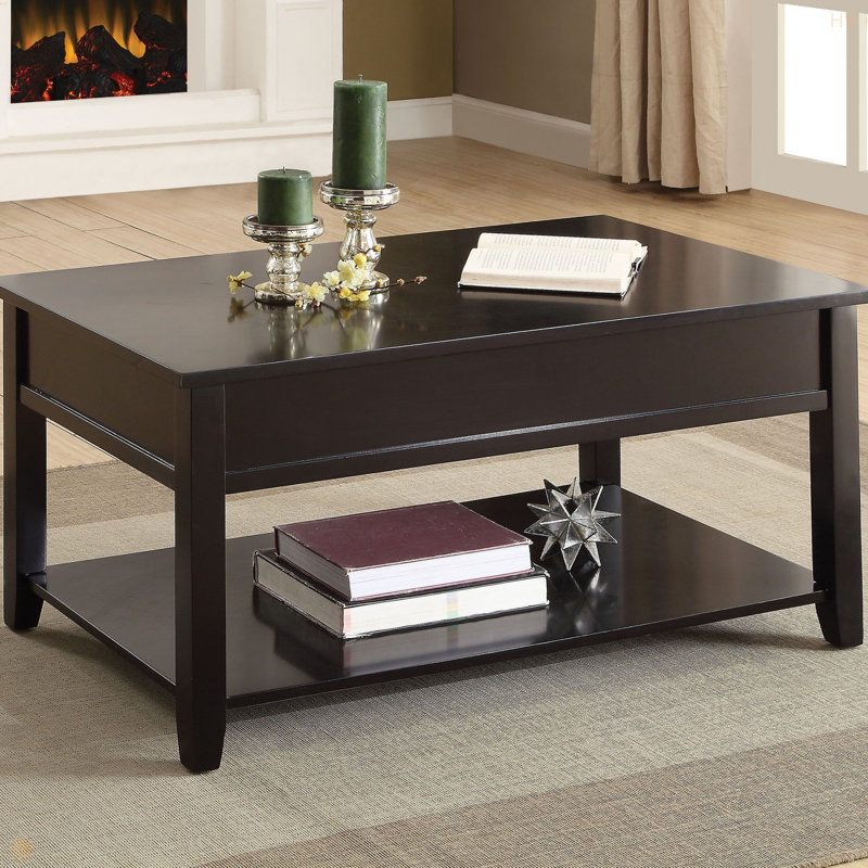 Table basse avec plateau relevable