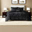 Ensembles de literie luxueux, velours simple en polyester TG