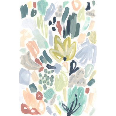 Garden Terrazzo II by June Erica Vess - No Frame Print on Canvas
