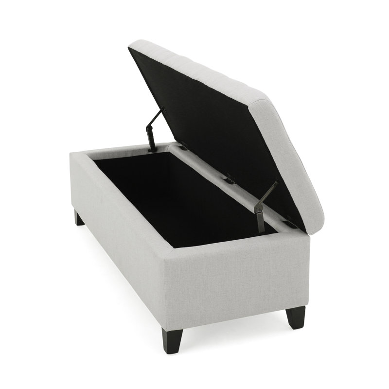 Upholstered Storage Ottoman Bench
