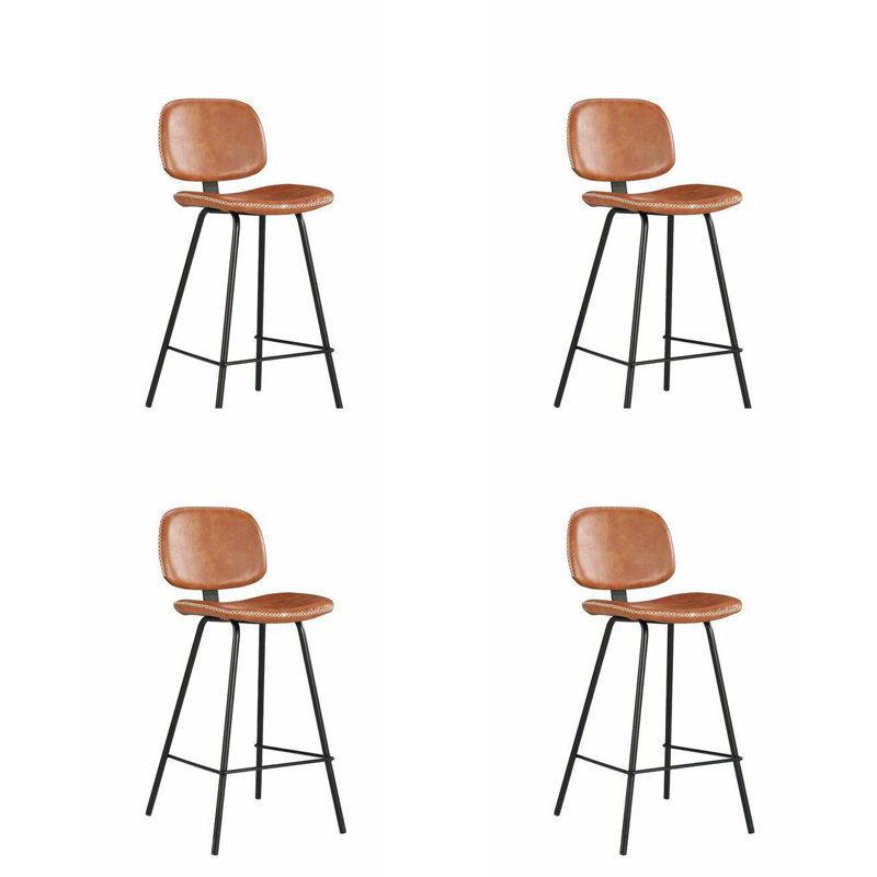 Tabouret de comptoir 37 po, Orange