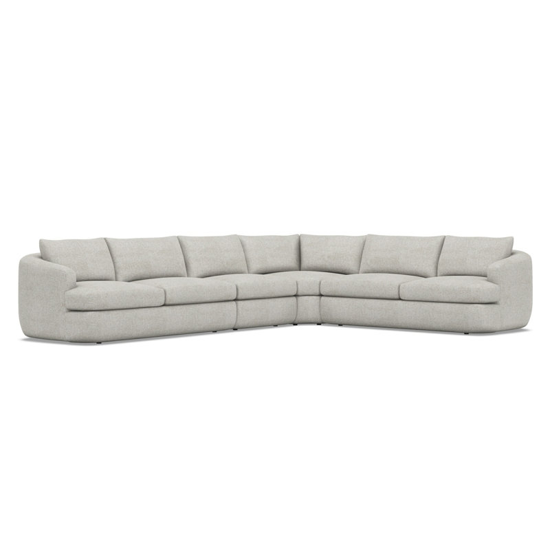 Jules Fabric 4 Pc Sectional, 1697-010