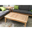 Rectangular Teak Outdoor Coffee Table , 49.5'' in. W 29.5'' in. D