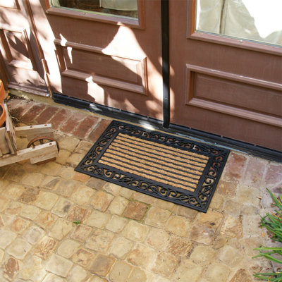 Maroney Non-Slip Striped Outdoor Doormat
