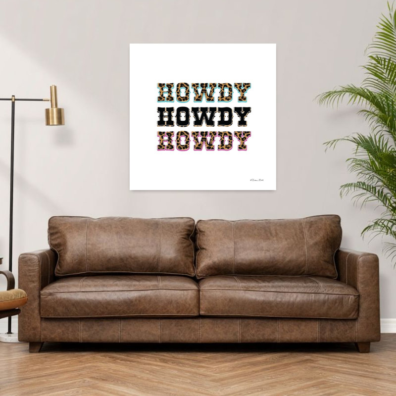Howdy, art contemporain abstrait, H 36 po x l 36 po