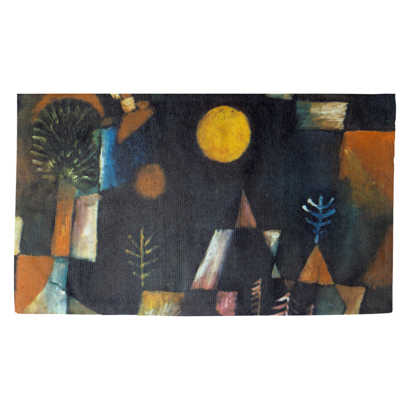 Tapis gris « Pleine lune » Maglio, Rectangulaire 3 pi 3 po x 5 pi 3 po
