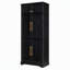 Armoire de cuisine haute de style campagnard avec 8 portes, 4 tablettes réglables, un tiroir dissimulé et un casier à vin.-459817590