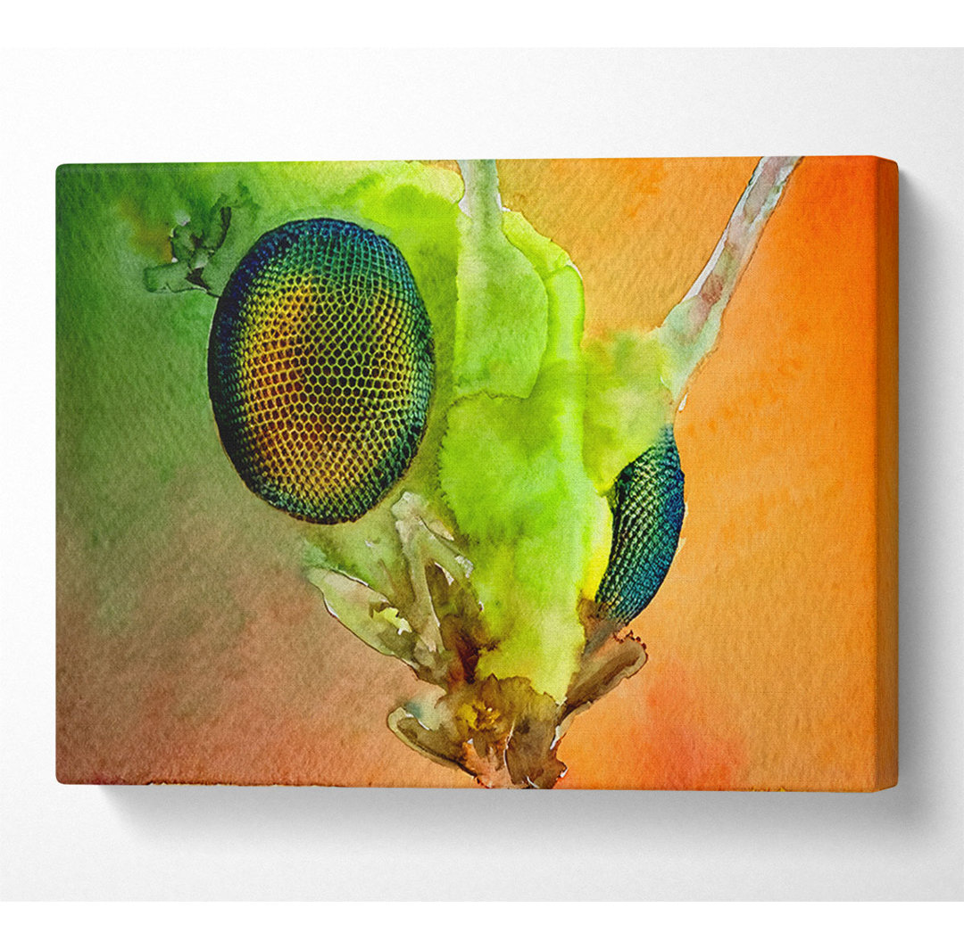 Macro Eyes - Kunstdrucke auf Leinwand - Wrapped Canvas